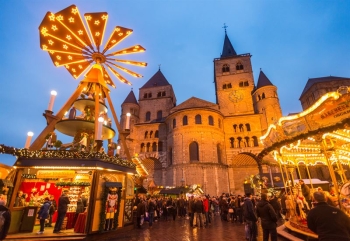 Kerstmarkt in Trier Rijnland-Palts
