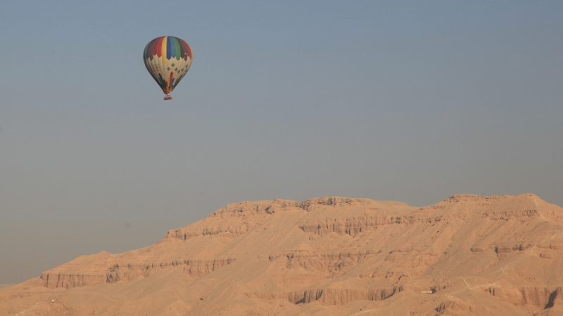 Ballonvaart bij Luxor, Egypte  ©puuropreis