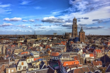 De bekende skyline van Utrecht ©0805edwin-pixabay