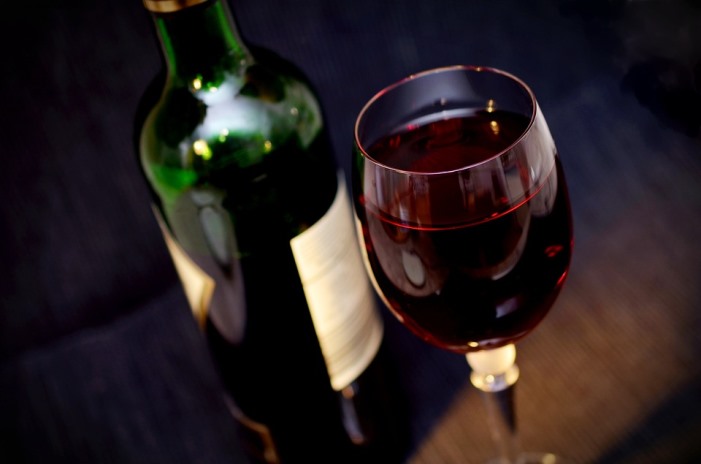Wijn en wijnglas